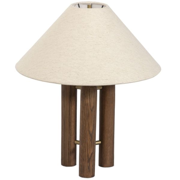 Lampa stolowa o subtelnym charakterze z subtelnym wyrazem w odcieniu bieli