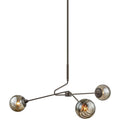 Lampa wiszaca o miekkim zarysie z wyraznym zarysem w odcieniu bieli